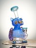 Lookah Rig 7" Mini Nerdy Owl Dab Rig - Orange, Colors: Orange, 4 image Lookah Rig 7" Mini Nerdy Owl Dab Rig - Orange, Colors: Orange, 4 image