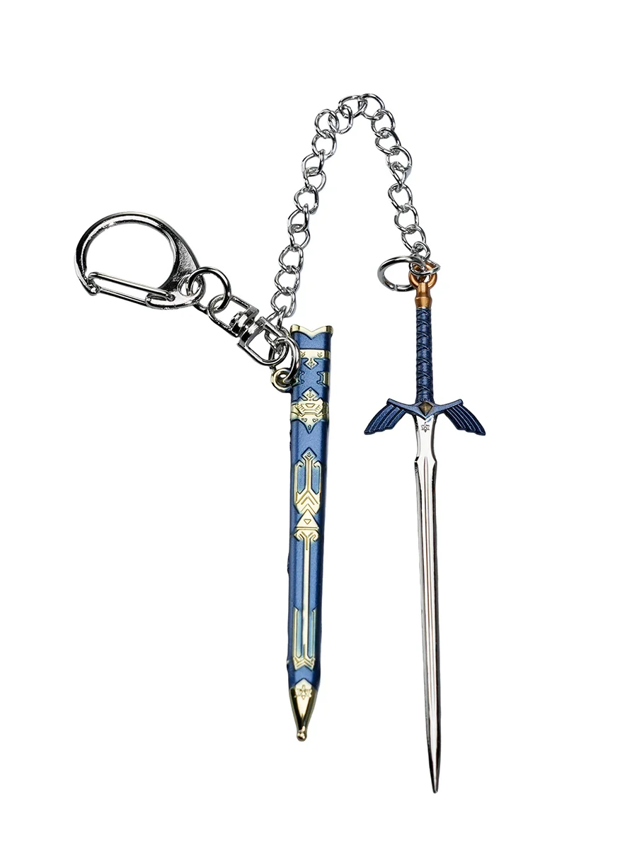 Zelda Link Master Sword Zinc Alloy Dab Tool Keychain, 2 image