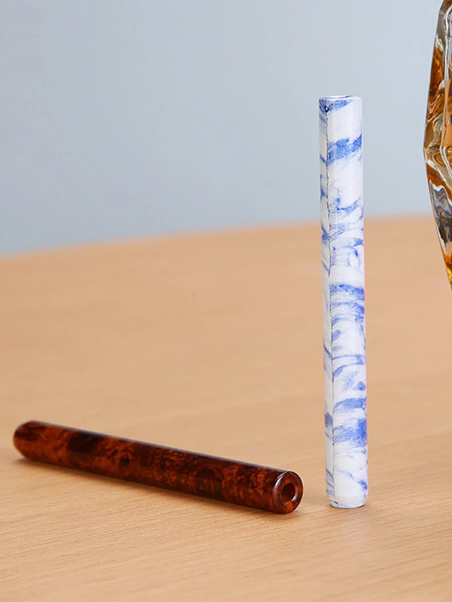 Colorful Decorative Design Floral Chillum Pipe Colorful Decorative Design Floral Chillum Pipe