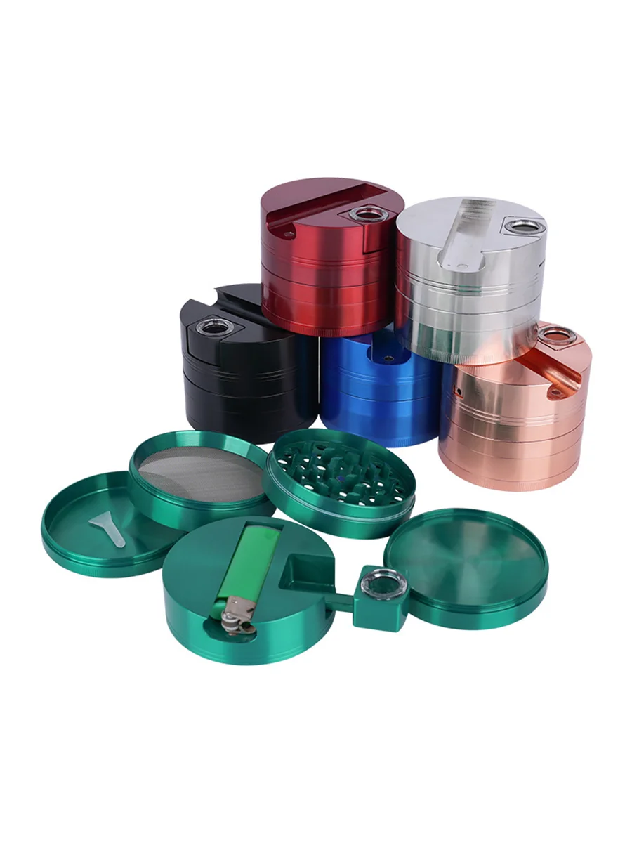 5 layers Zinc Alloy Pipe Herb Grinder2 5 layers Zinc Alloy Pipe Herb Grinder2