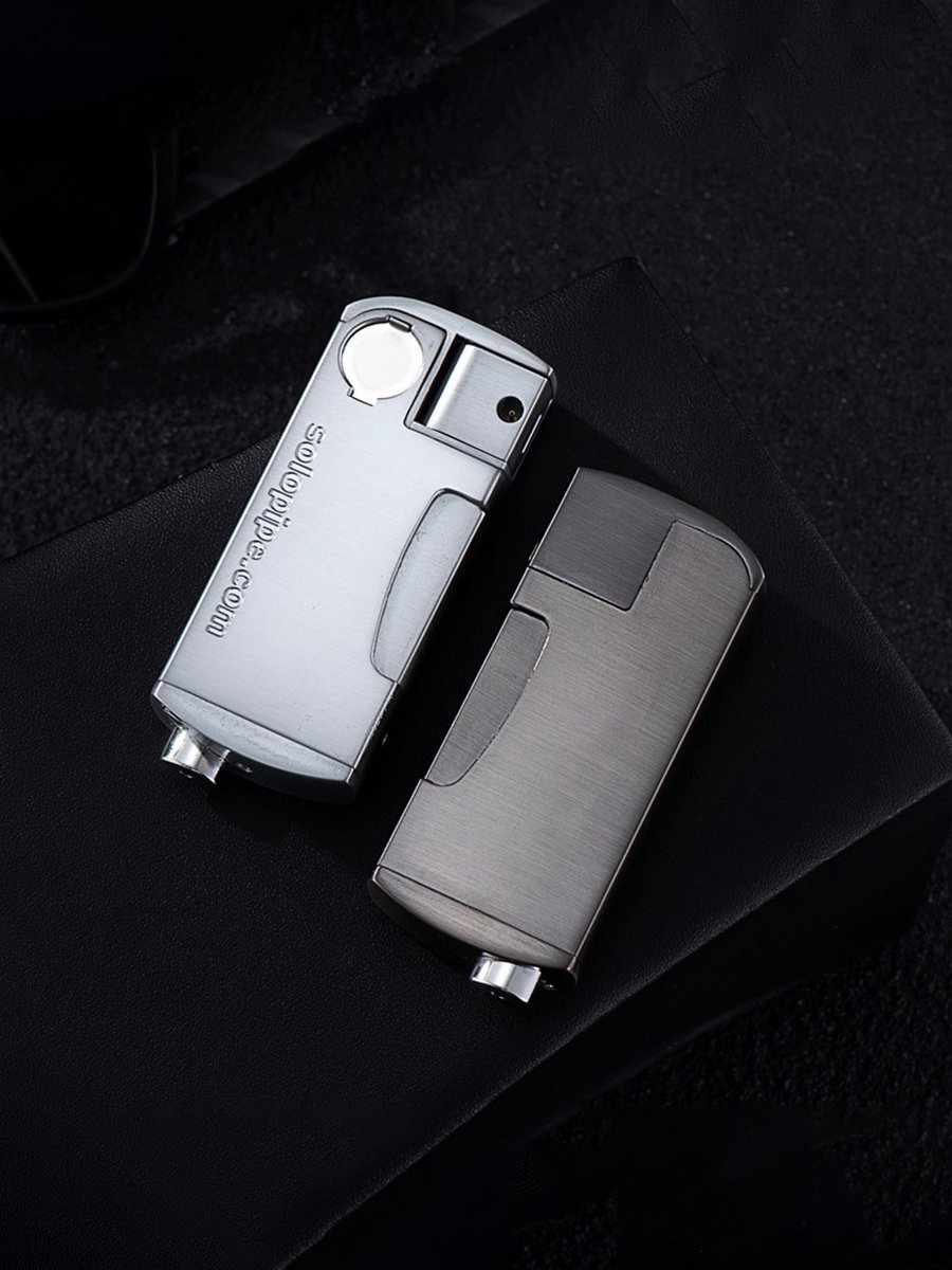two-in-one Side-Press Lighter and Pipe4 two-in-one Side-Press Lighter and Pipe4