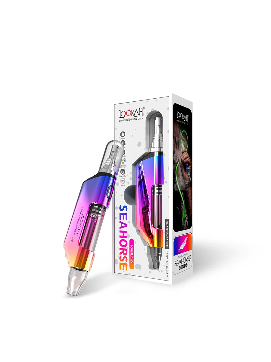LOOKAH Seahorse Pro Plus Best Electric Nectar Collector Wax pen & Dab Pen, Color: Orange-Black Spatter, 8 image LOOKAH Seahorse Pro Plus Best Electric Nectar Collector Wax pen & Dab Pen, Color: Orange-Black Spatter, 8 image