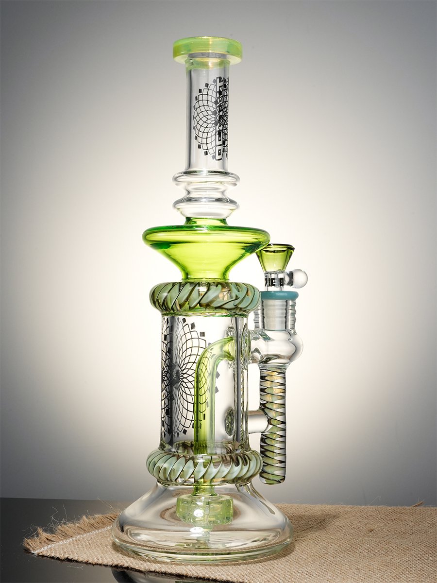 Lookah Bong 11.5" Steampunk Tattoo Hourglass Water Pipe4 Lookah Bong 11.5" Steampunk Tattoo Hourglass Water Pipe4