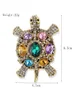 size of Rhinestone Turtle Brooch