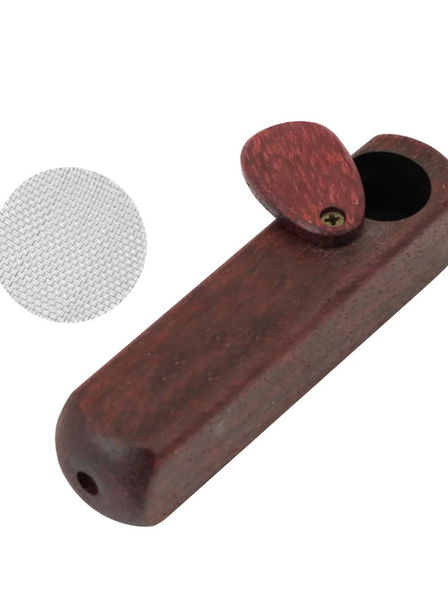 Wooden Smoke Pipe With Cover, 2 image