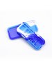 Blue Rectangular Dab Container