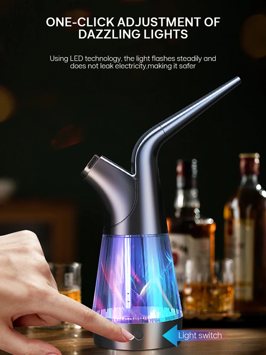 Dual-Bowl Water Pipe with LED Light – 4-in-1 Adjustable Metal Smoking Pipe 4 Dual-Bowl Water Pipe with LED Light – 4-in-1 Adjustable Metal Smoking Pipe 4