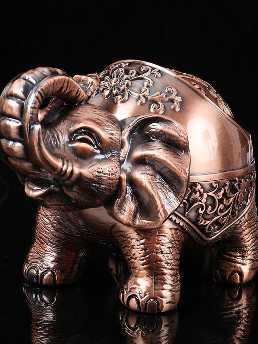 Windproof Elephant Ashtray, Attribute: D, 3 image