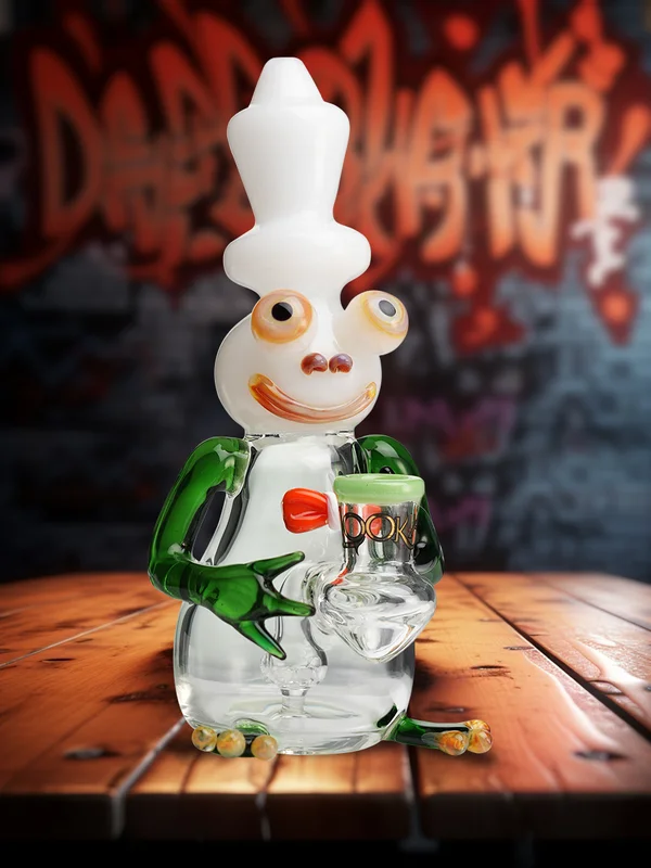 Cool Frog Themed Dab Rig water jade