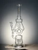 Lookah Bong 15.7" Heavy-Duty Recycler Water Pipe, Colors: Clear, 5 image Lookah Bong 15.7" Heavy-Duty Recycler Water Pipe, Colors: Clear, 5 image