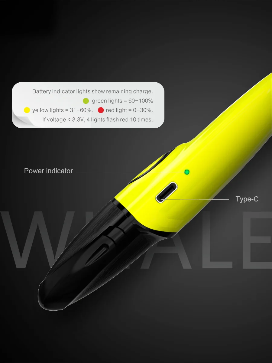 LOOKAH Whale Handheld Electric Nectar Collector Illustration