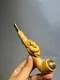 Rosewood Triangular Snake Pipe, Type: Golden Nanmu