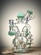 Green Rare Hourglass Spine Bong