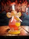 Lookah Bong 8 &quot; Mini Multicolored Elephant Dab Rig - Orange