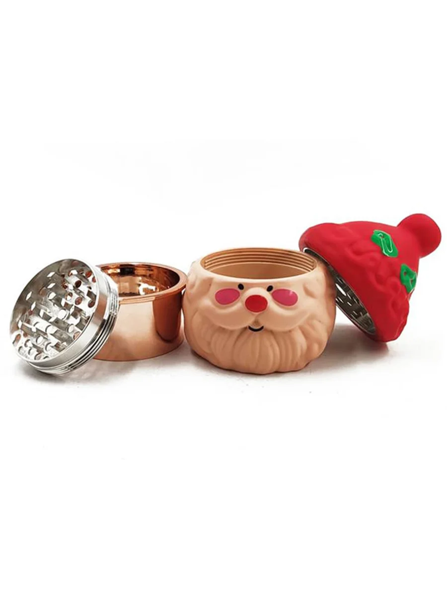 Santa Claus 4-Layer Metal Herb Grinder