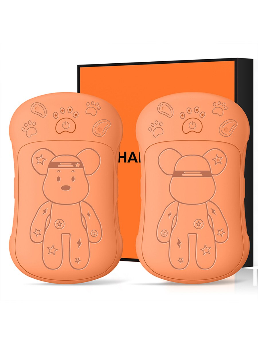 Fortune Bear Magnetic 2-in-1 Dual-Sided Rechargeable Hand Warmers, Color: Pink, 3 image Fortune Bear Magnetic 2-in-1 Dual-Sided Rechargeable Hand Warmers, Color: Pink, 3 image