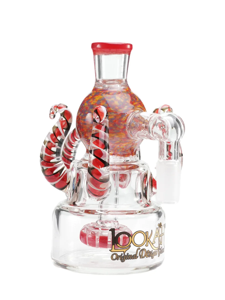 14mm, 90 Degree Male Joint Ash Catcher, Colors: Red, 7 image 14mm, 90 Degree Male Joint Ash Catcher, Colors: Red, 7 image