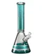 Big Mom Religion Engraved Beaker Glass Bong, Color: Green