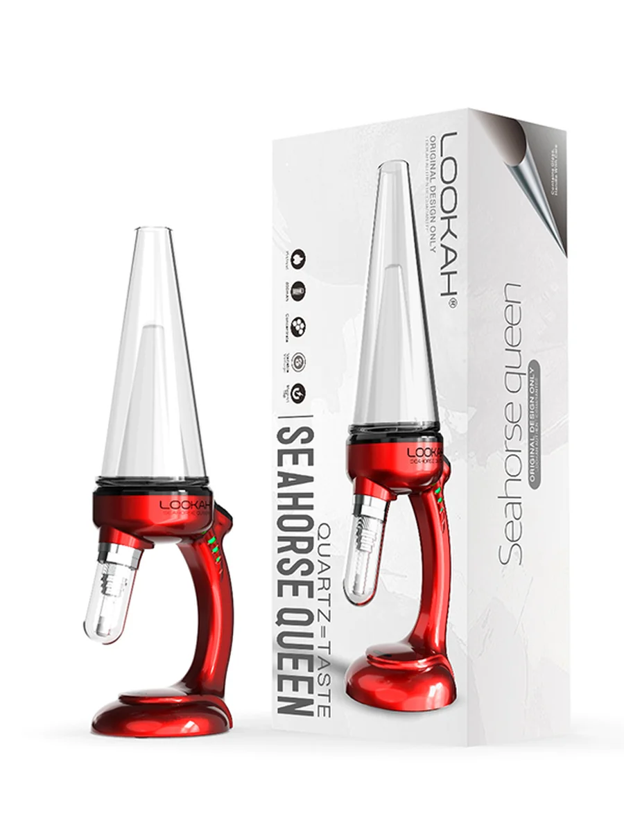 LOOKAH Seahorse Queen Electric Nectar Collector, Color: Neon Green, 7 image