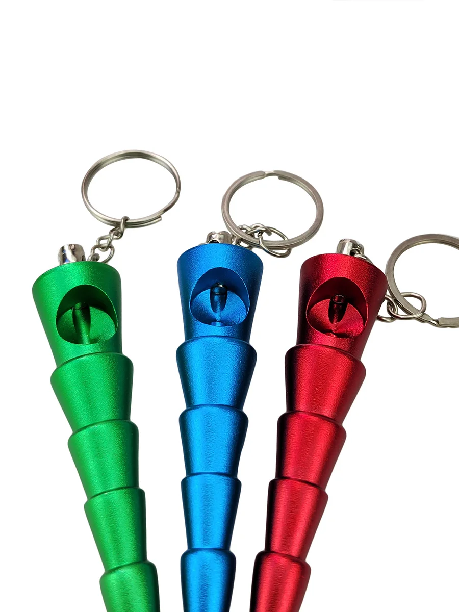 2PCS Creative Pagoda Metal Smoking Pipes, 2 image