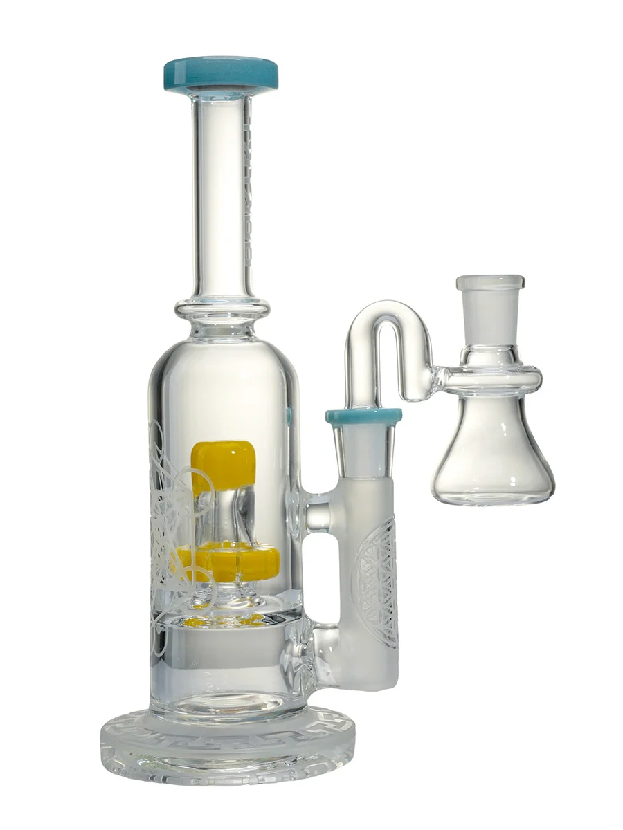 14 mm Male 90° Bent Joint Glass Ash Catcher, 7 image