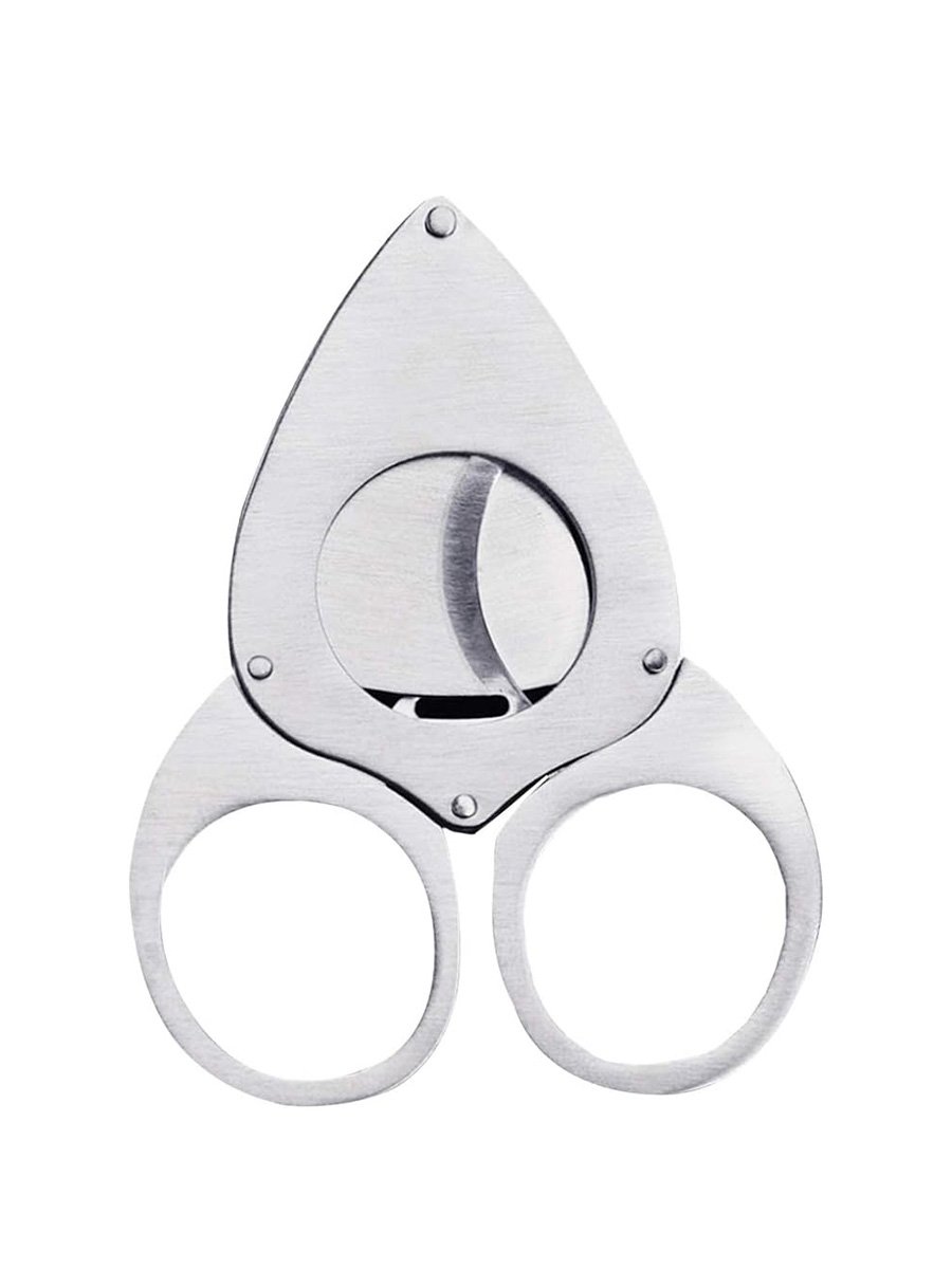 Super Sharp Double Blade Stainless Steel Cigar Cutter2