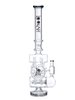 Lookah Bong 21" Glass Recycler Super Filtration Ice Water Pipe - Clear Black, Colors: Clear Black Lookah Bong 21" Glass Recycler Super Filtration Ice Water Pipe - Clear Black, Colors: Clear Black