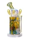 9.5-inch cute cactus glass bong, Color: Yellow