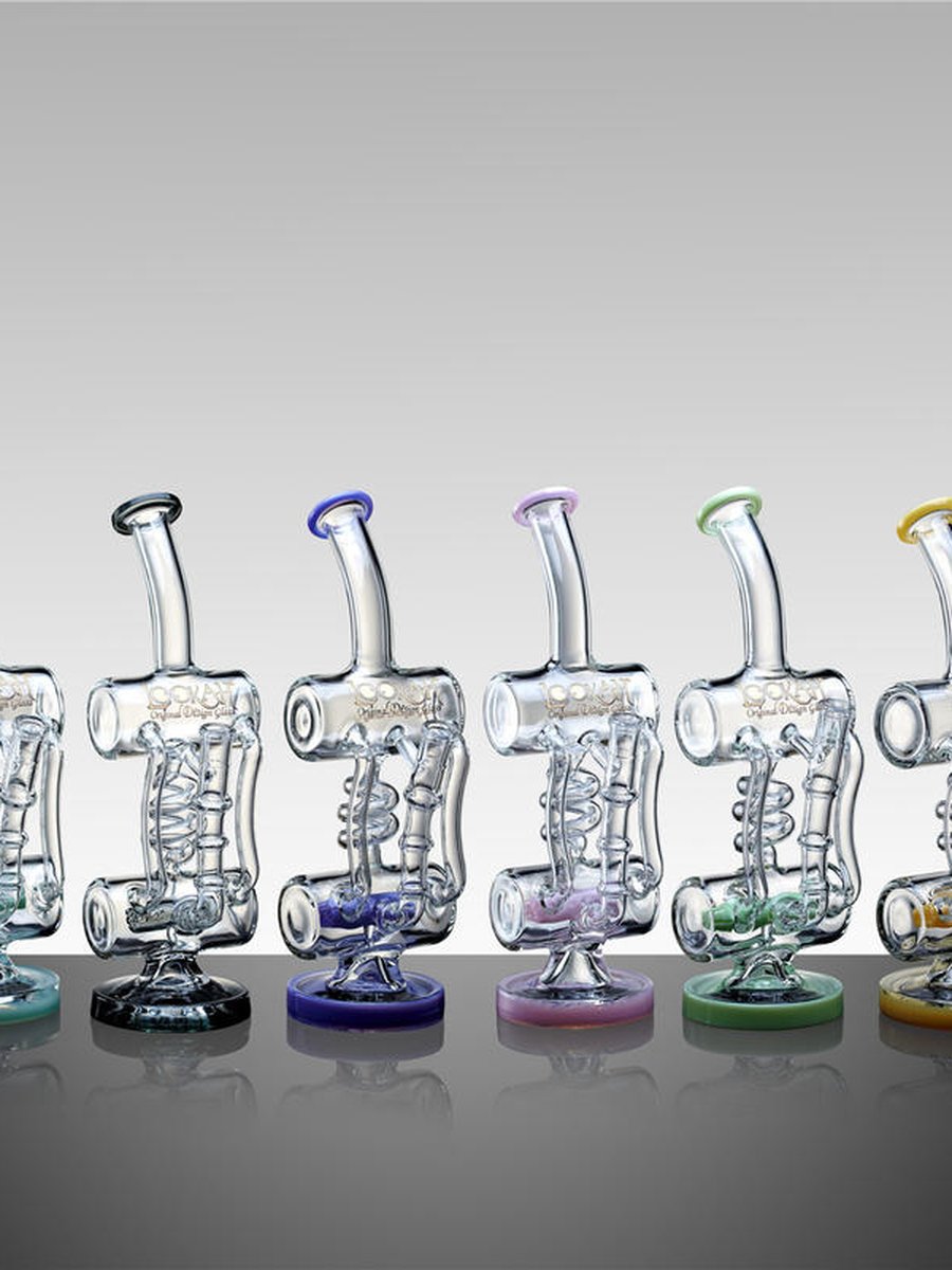 12" Pertty Recycler Bong | Dual Chamber Percolator | Helix Water Pipe 12" Pertty Recycler Bong | Dual Chamber Percolator | Helix Water Pipe