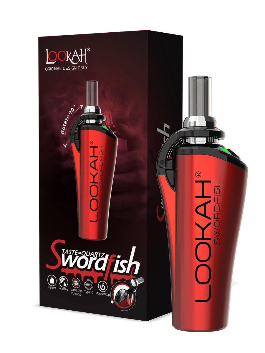 LOOKAH Swordfish Cool Affordable Wax Pen, Color: Black, 8 image
