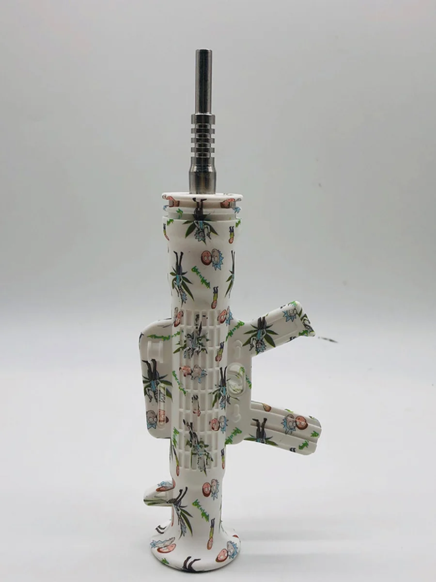 AK-47 Silicone Glass Nectar Collector AK-47 Silicone Glass Nectar Collector