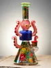 Lookah 10" Cute Lookah Octopus Glass Beaker Bong, Color: Orange, 5 image Lookah 10" Cute Lookah Octopus Glass Beaker Bong, Color: Orange, 5 image