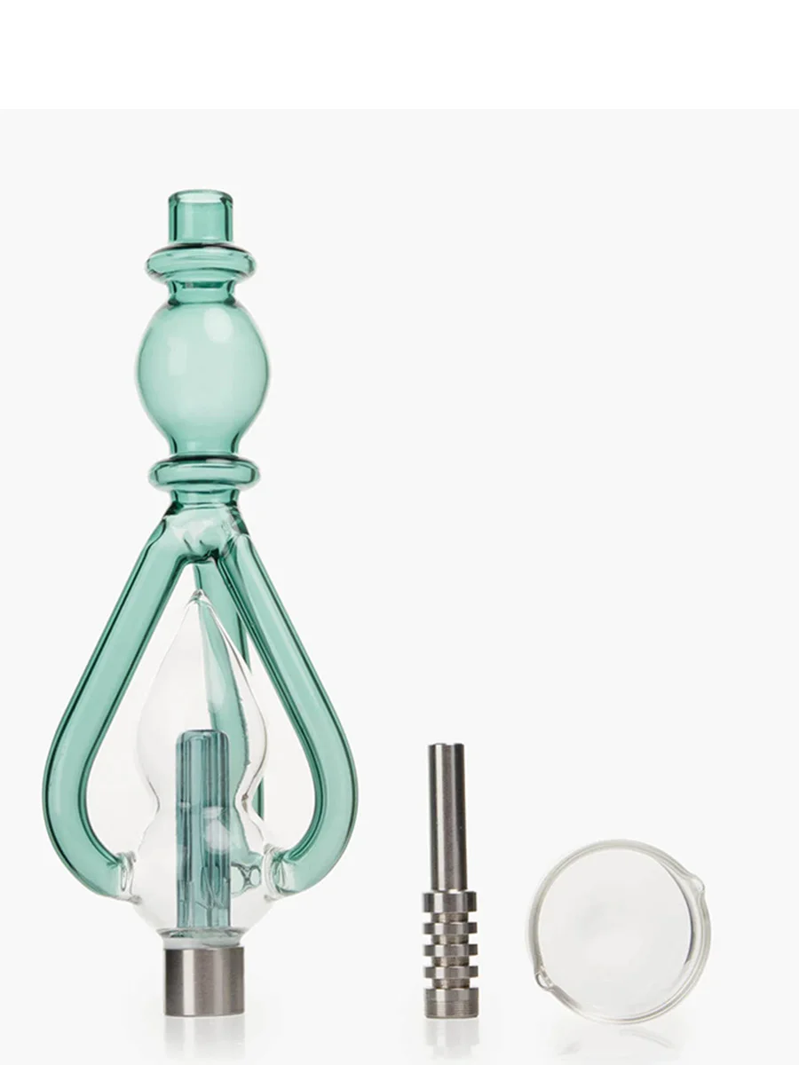 water green Irregular Shape Glass Nectar Collector Kit water green Irregular Shape Glass Nectar Collector Kit