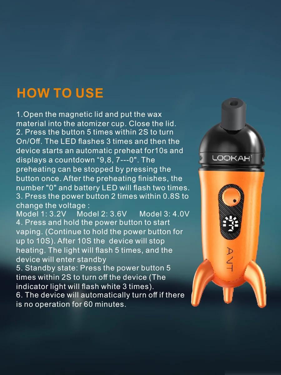 LOOKAH Ant Wax Pen Functions