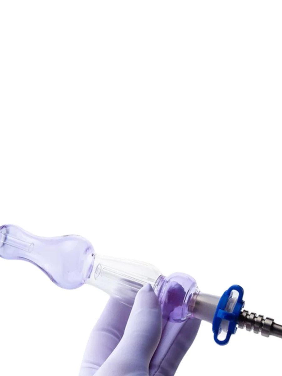 7.36" Water Filter Colorful Gourd Glass Nectar Collector, Color: Green, 2 image 7.36" Water Filter Colorful Gourd Glass Nectar Collector, Color: Green, 2 image