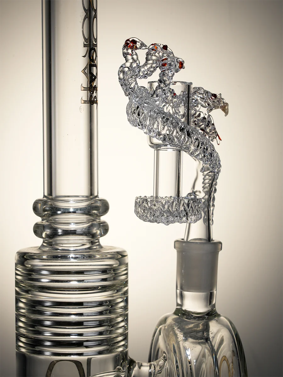 14MM Male 90° Cool Hydra Inspired Quartz Banger, 9 image 14MM Male 90° Cool Hydra Inspired Quartz Banger, 9 image