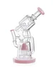 efficient recycler portable bong pink back