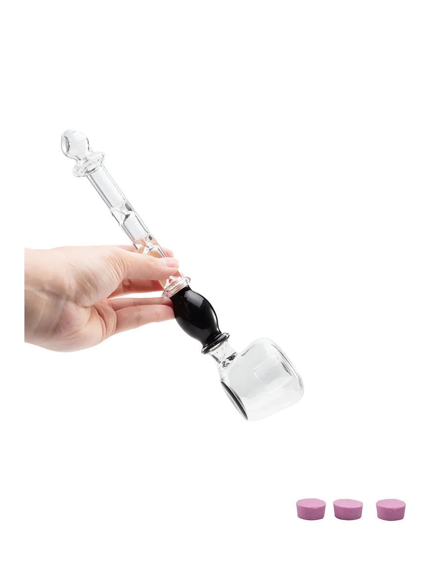 Healthstones Glass Smoke Pipe, 2 image Healthstones Glass Smoke Pipe, 2 image