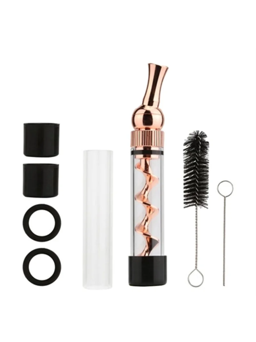 5PCS Mini Universal Mouthpiece Glass Blunt Pipe 2