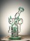 Lookah Bong 10" Fantasy Bird Recycler Water Pipe, Colors: Clear Green
