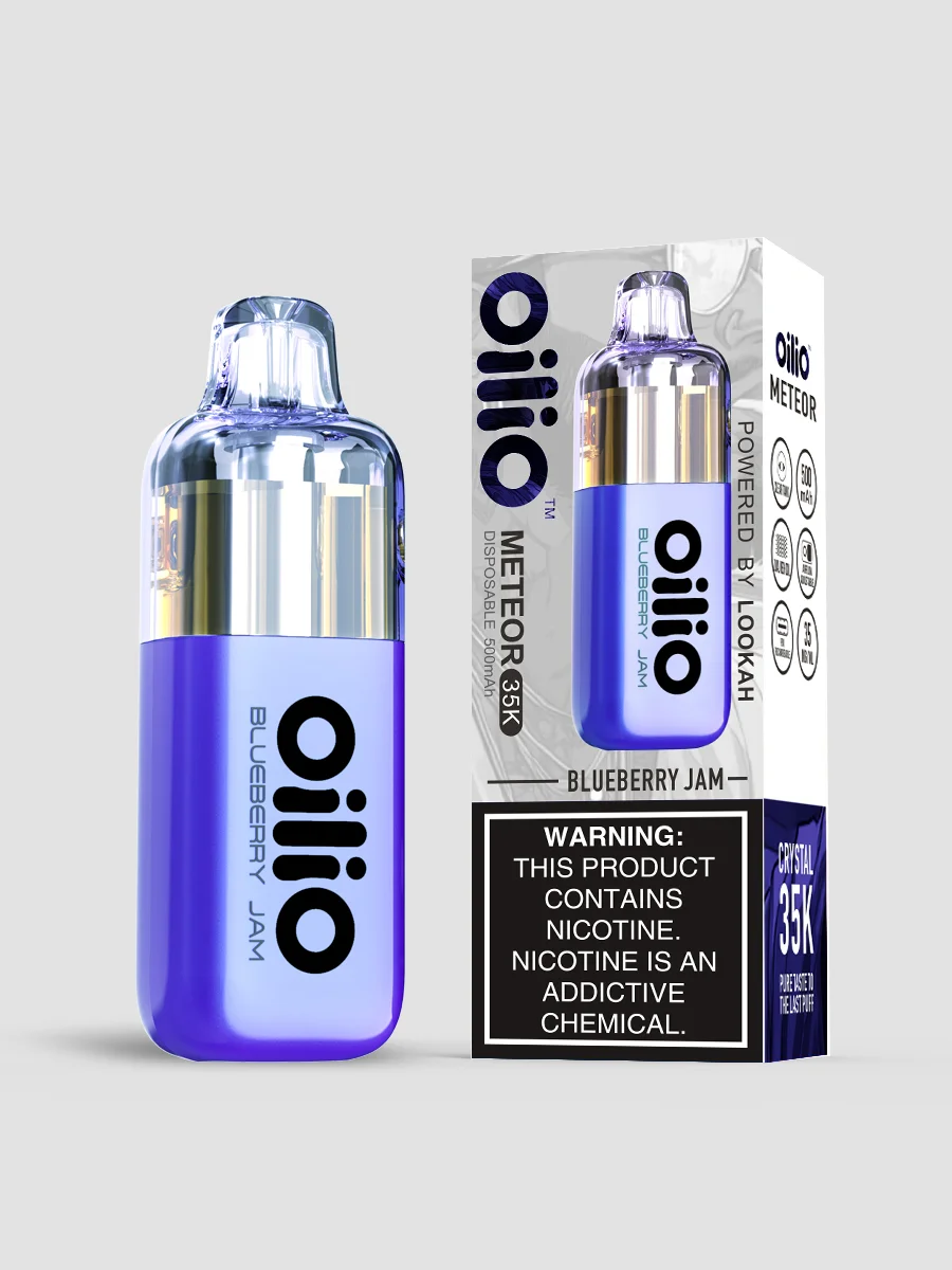 5PCS OiliO Meteor POD Disposables with Same Flavor, Taste: Iced Mint, 4 image