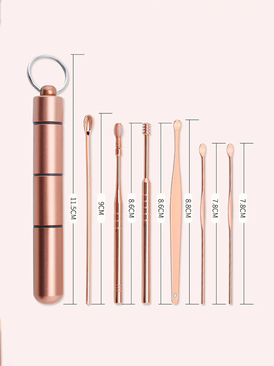 Rose Gold Metal Tool Scoop SetSpecification Rose Gold Metal Tool Scoop SetSpecification