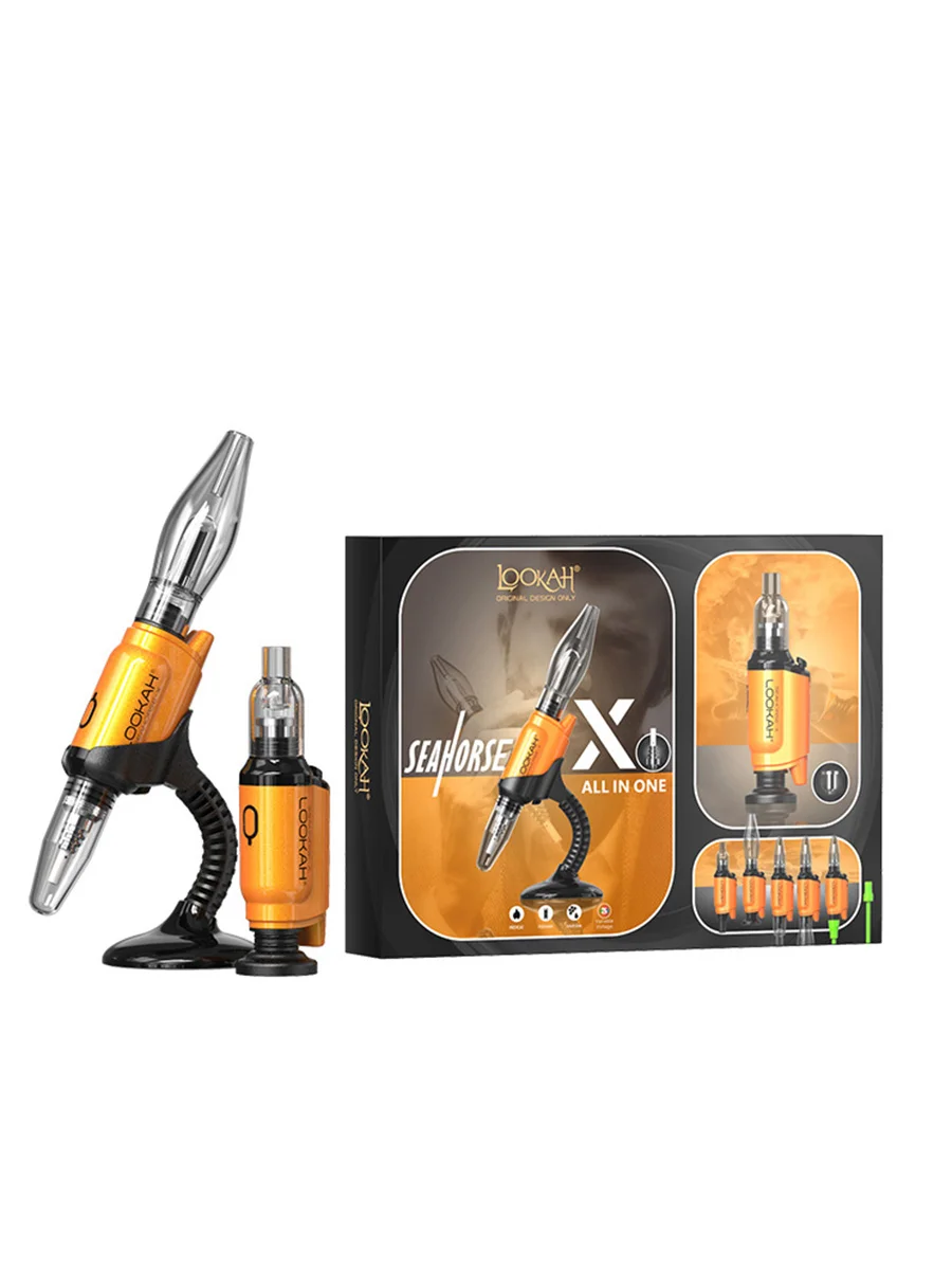 LOOKAH Seahorse X Wax Pen Orange LOOKAH Seahorse X Wax Pen Orange