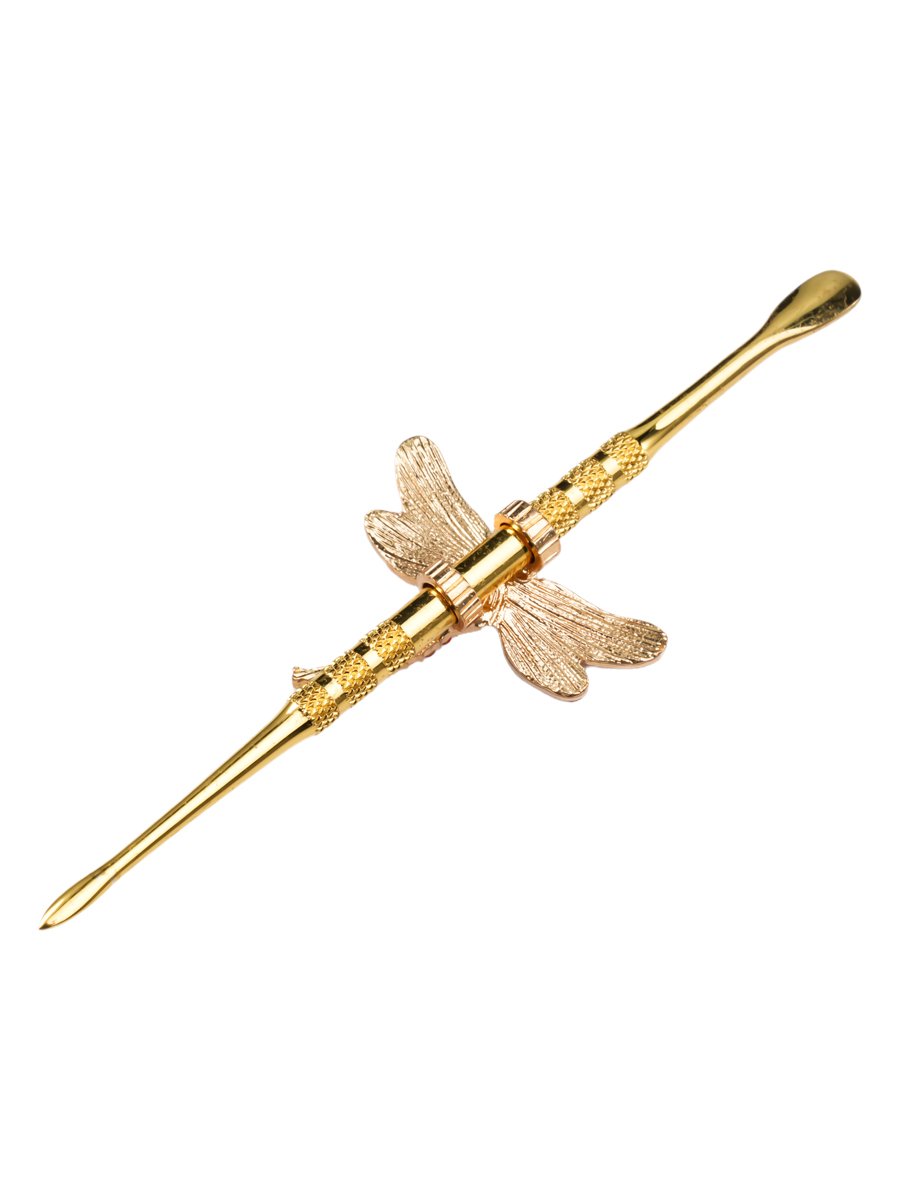 Red Dragonfly Diamond Scoop and Spear Point Dab Tool Back Red Dragonfly Diamond Scoop and Spear Point Dab Tool Back