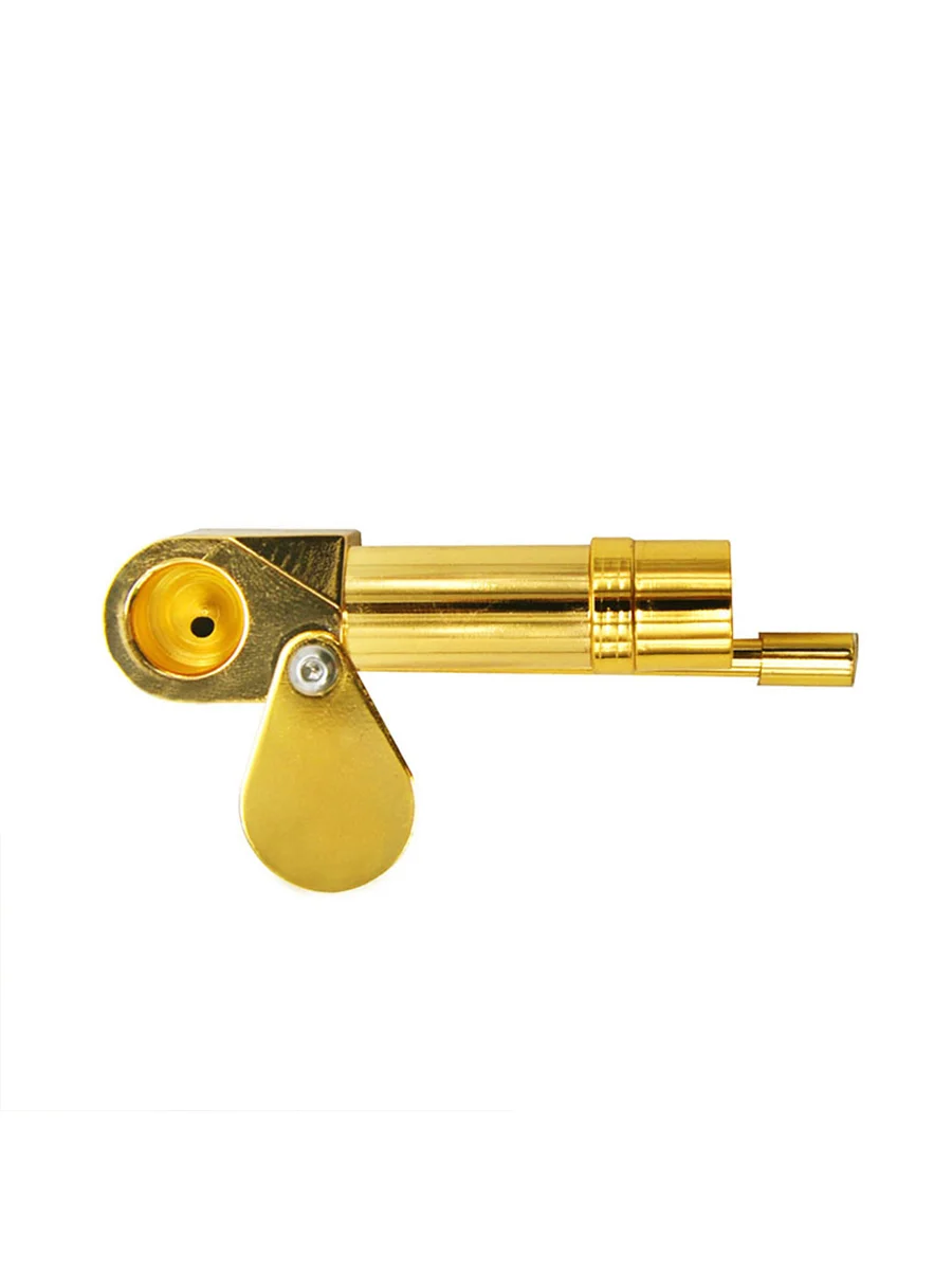 Brass Smoking Pipe With Stash Storage6 Brass Smoking Pipe With Stash Storage6