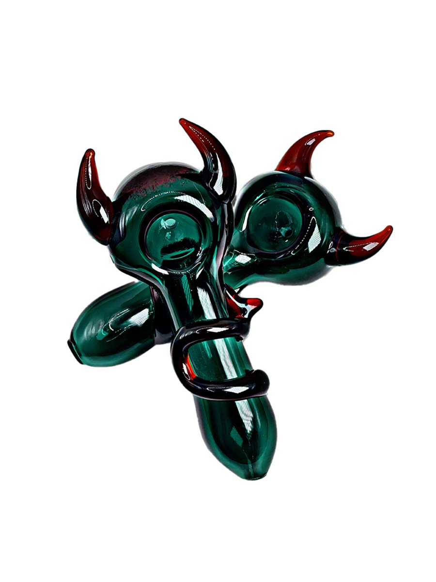 Devil's Horn Glass Pipe4 Devil's Horn Glass Pipe4
