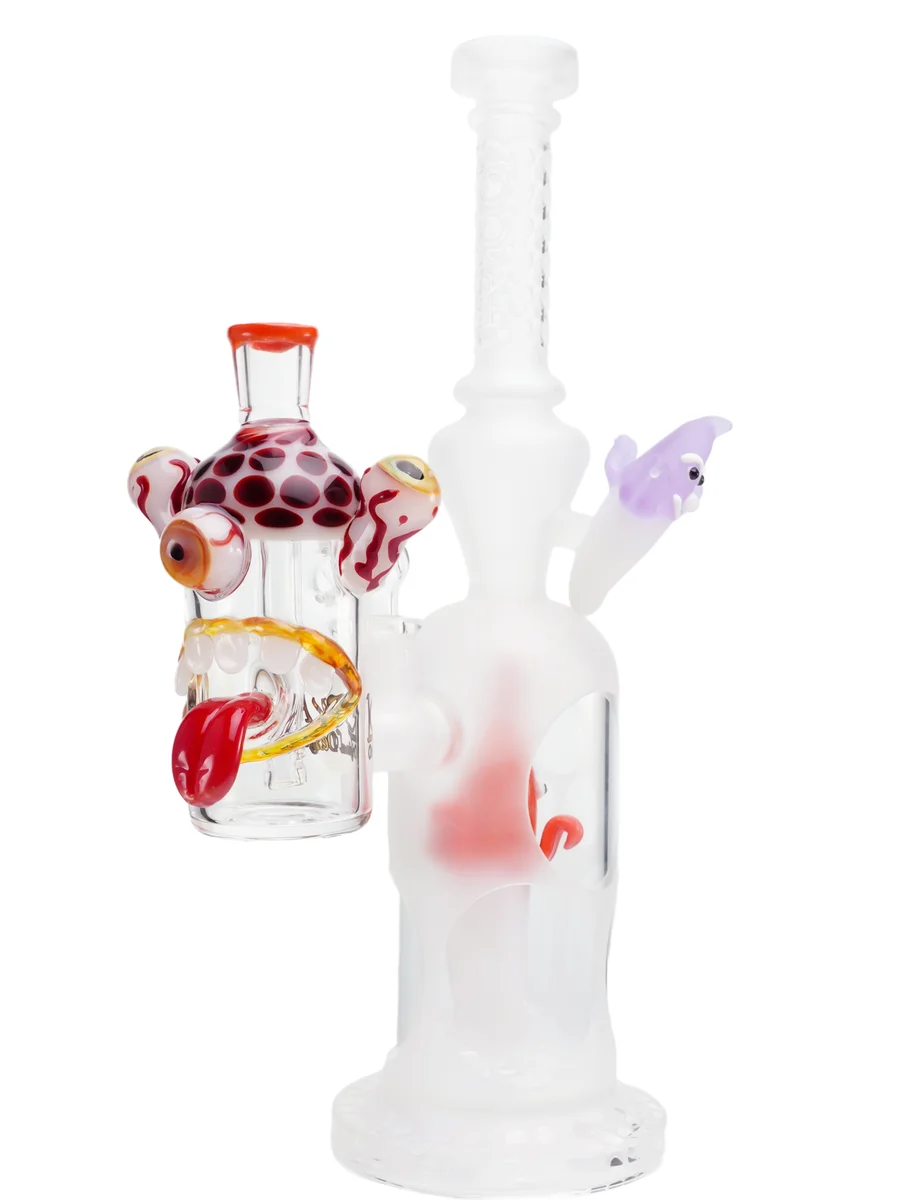 Triple-Eyed Monster Head Ash Catcher, Colors: Orange, 11 image Triple-Eyed Monster Head Ash Catcher, Colors: Orange, 11 image