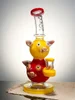 Yellow  Cute Double Piggy Dab Rig