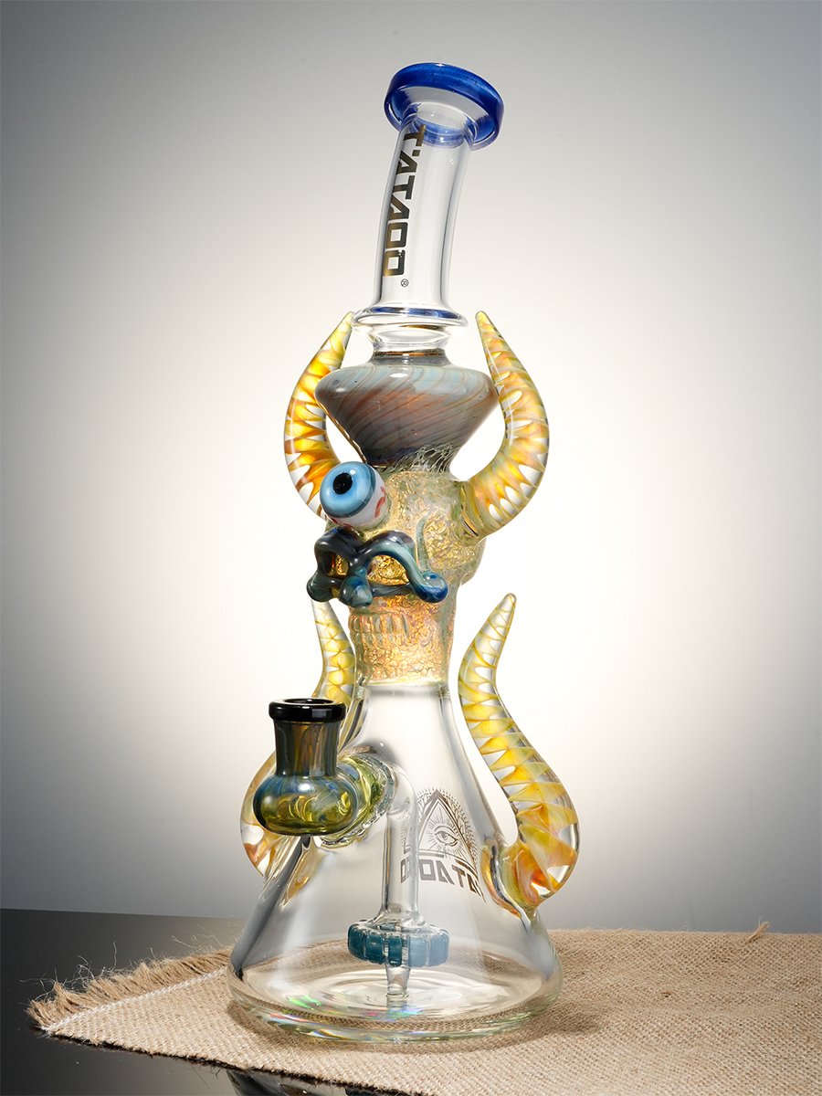 11.5" Cool Ornate Satanic Dab Rig8 11.5" Cool Ornate Satanic Dab Rig8