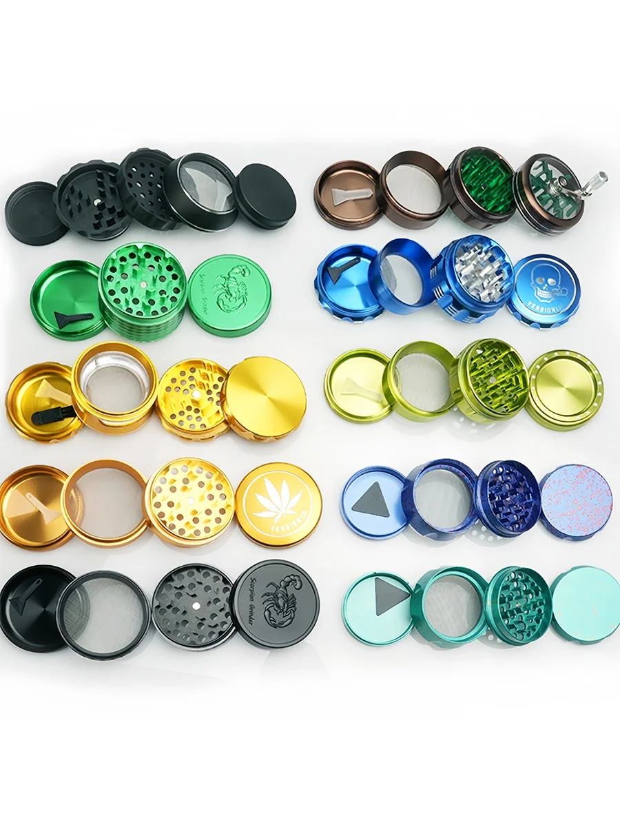 10 Pcs Grinder Set with 3 Layer Acrylic Display Stand DETAIL